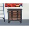 Duramax Rolling Tool Chest, Wood Top, 5 Drawer, Brown/Gray, Steel, Wood, 36 in W x 20 in D x 37 in H 68006-N - alternate 2